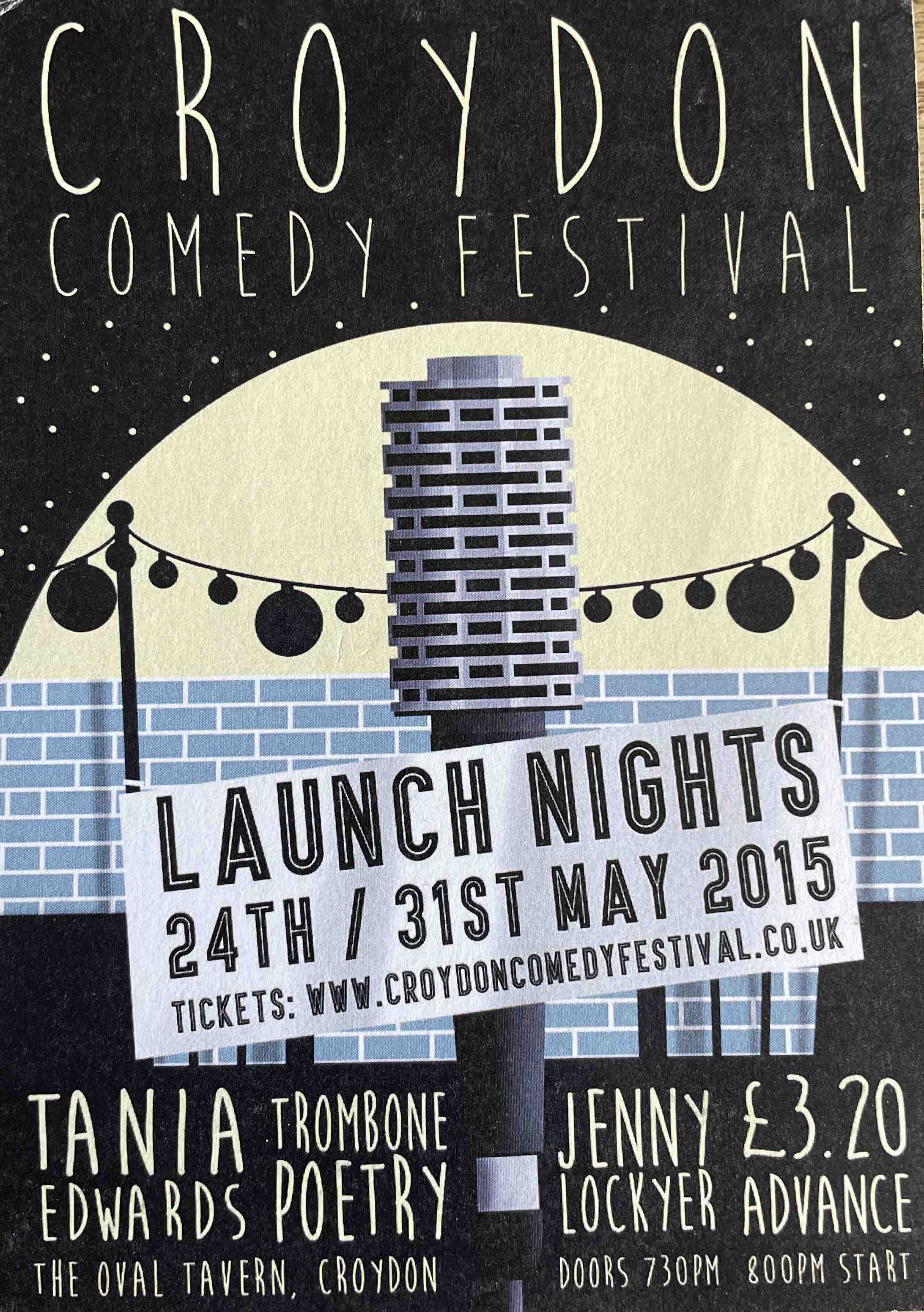 Croydon Comedy Festival Launch Night